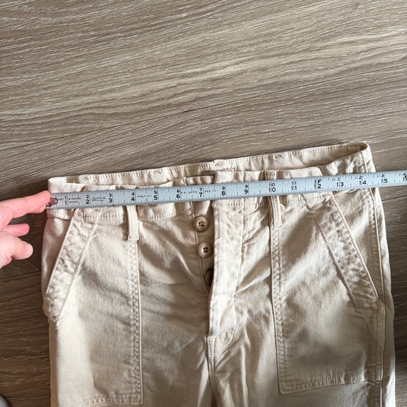 Mother Denim The Patch Pocket Private Ankle Jeans size 25 in Khaki Stretchy - Picture 11 of 12